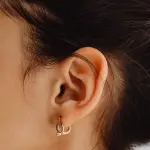 Aurora Earrings worn