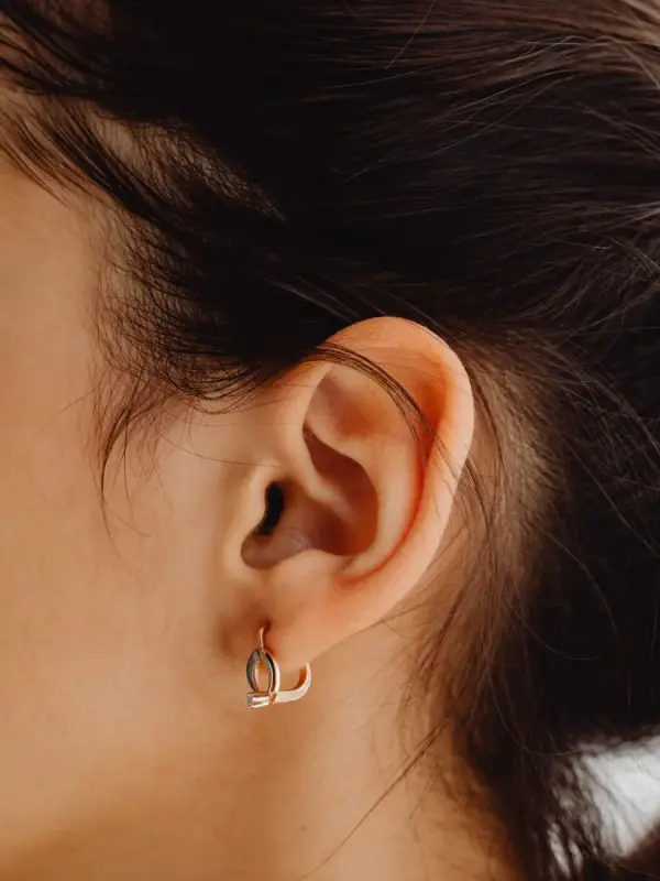 Aurora Earrings worn