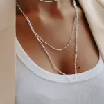 Laurel Chain Necklace worn