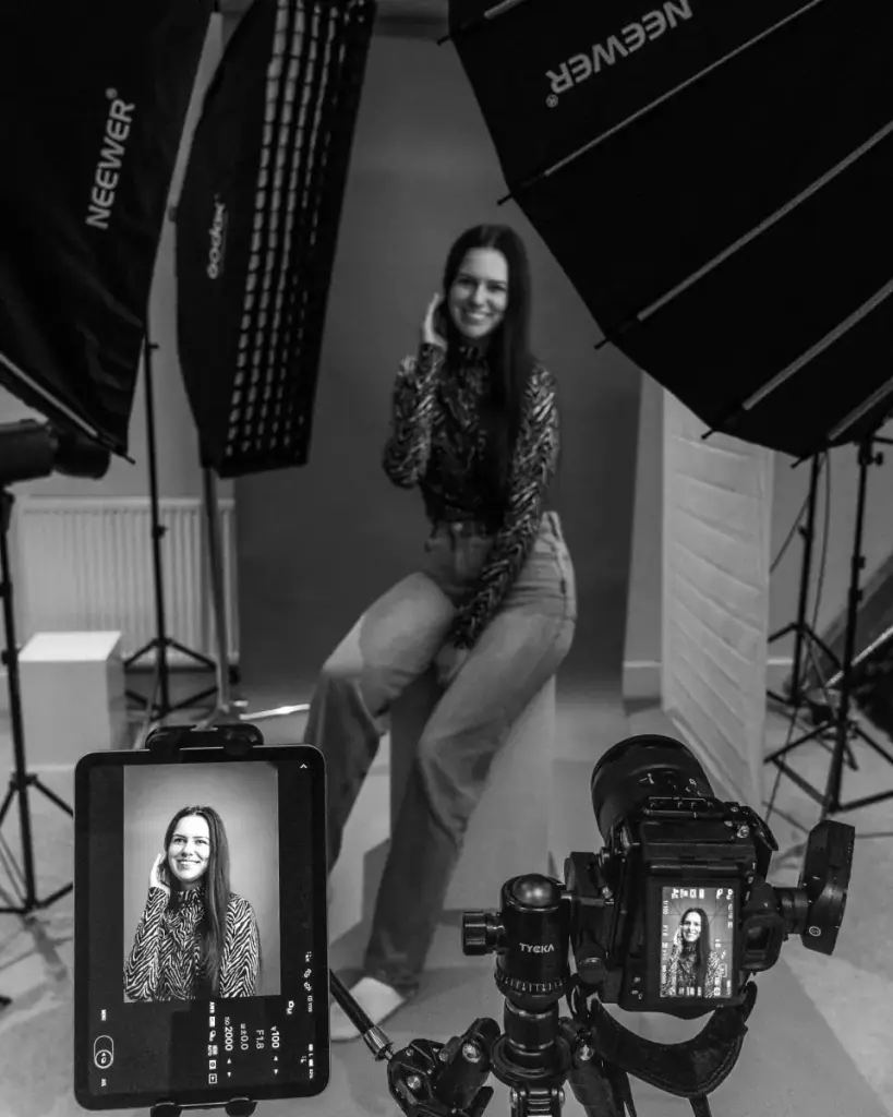Campaign photoshoot in the studio
